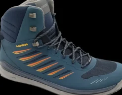 Lowa Axos GTX Mid steel blue/orange