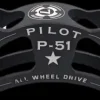 Luigino Pilot P-51 12.8 4x105mm 195mm zwart
