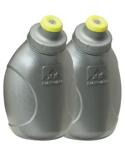 Nathan Push Pull Cap Flask 2 Pack