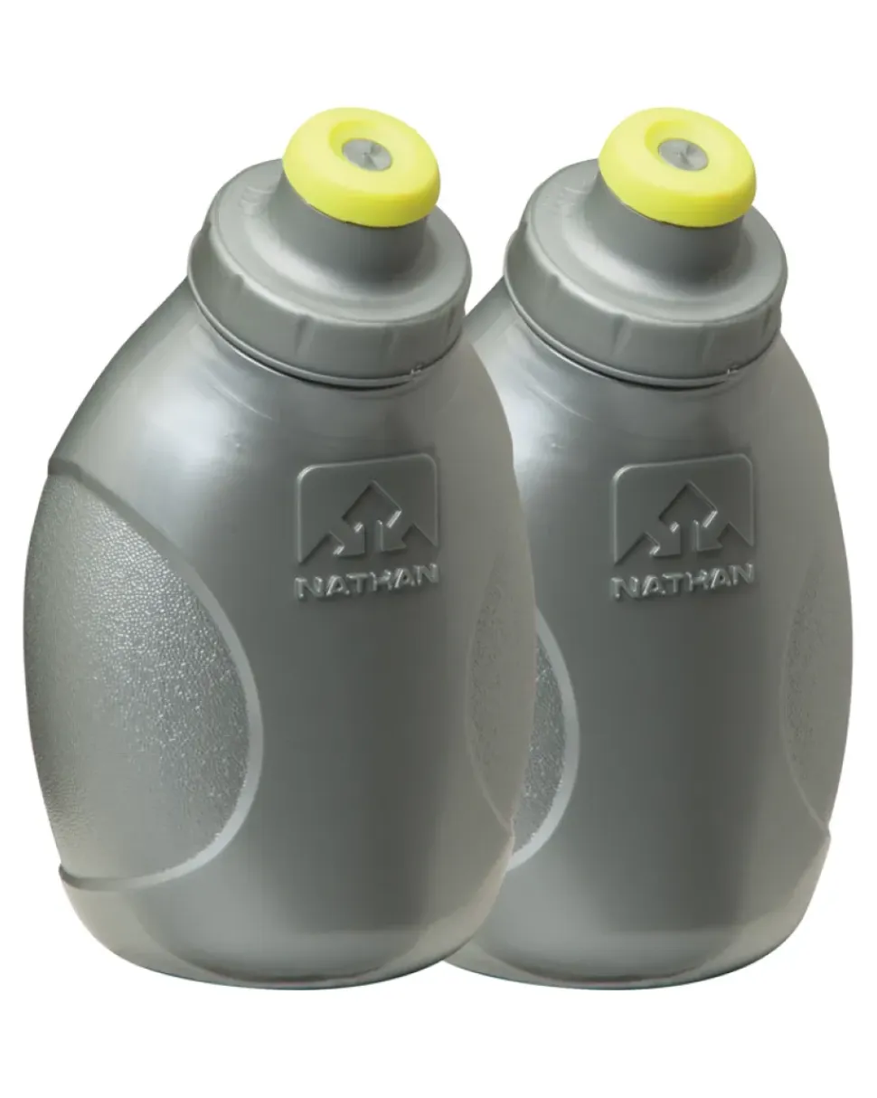 Nathan Push Pull Cap Flask 2 Pack