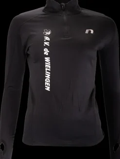 Newline Base shirt lange mouw met kraag en korte rits
