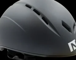 Nice schaatshelm metallic black