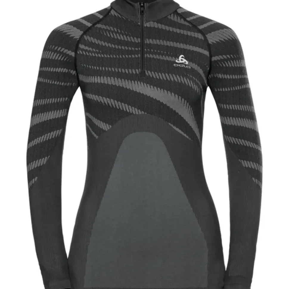 Odlo BLACKCOMB-basislaagtop met col/rits voor dames