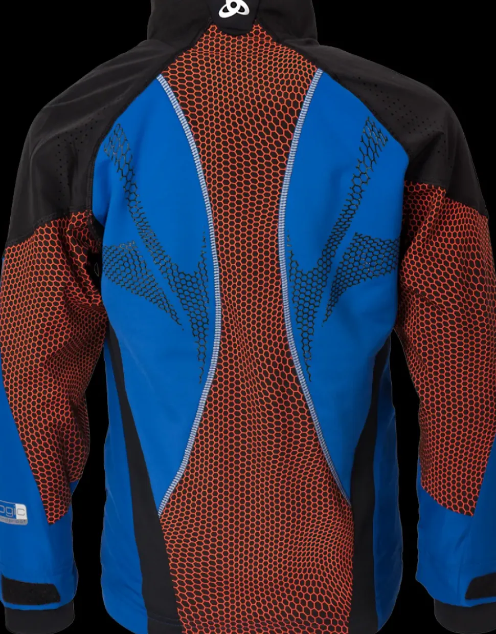 Odlo jacket frequency web blauw/zwart KIDS