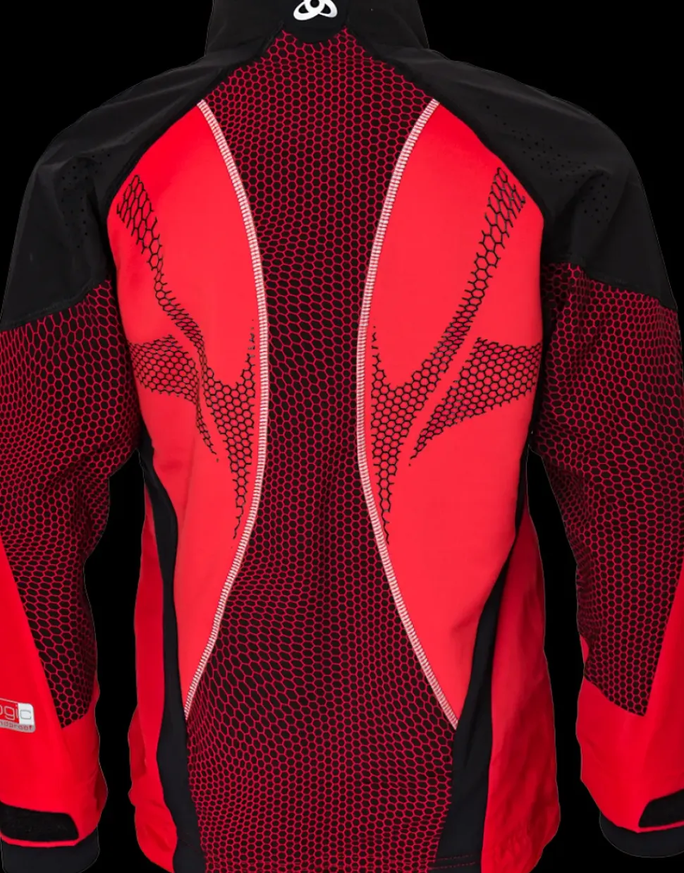 Odlo Jacket Frequency Web Rood/Zwart KIDS