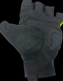 Onda Laurent Jalabert lycra fietshandschoenen geel