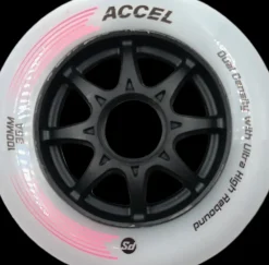 Powerslide Accel 100mm roze