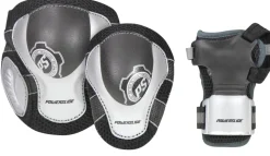 Powerslide Pro Air Beschermset zwart grijs