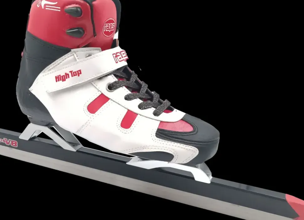 Raps Hightop met V8 ijzer zwart/rood