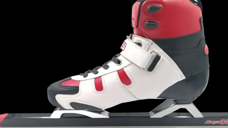 Raps Hightop met V8 ijzer zwart/rood