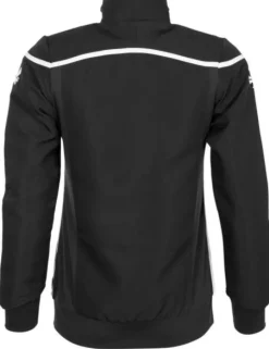 Reece Varsity Woven Jacket Ladies Black-White