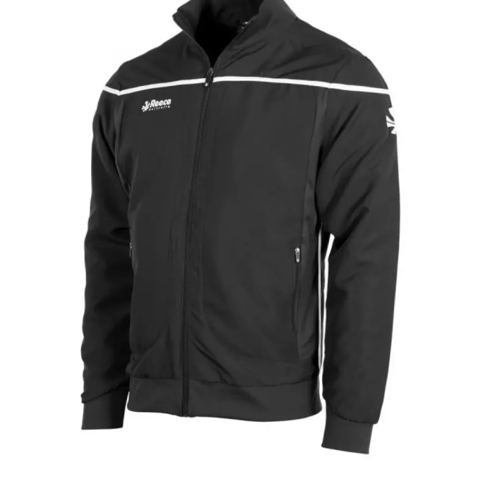 Reece Varsity Woven Jacket Unisex black-white