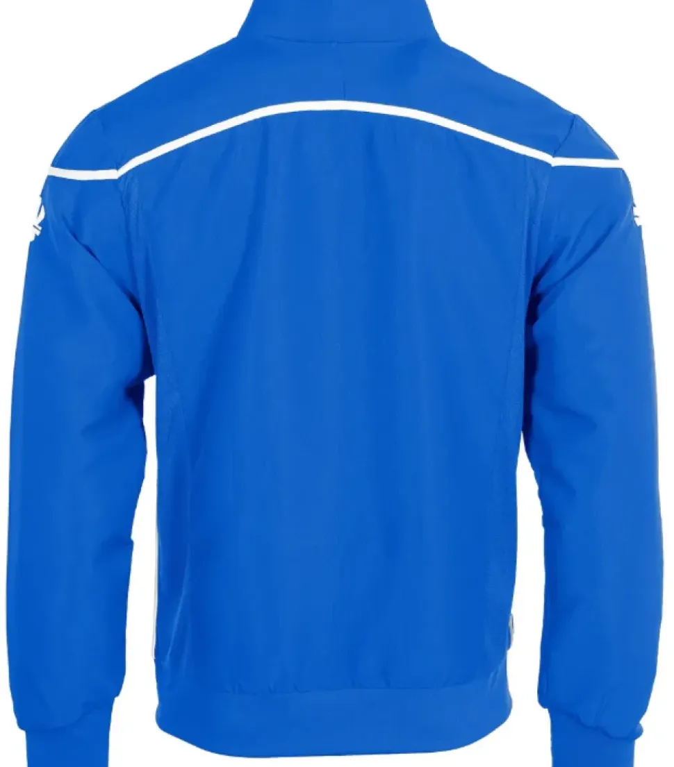 Reece Varsity Woven Jacket Unisex blue-white