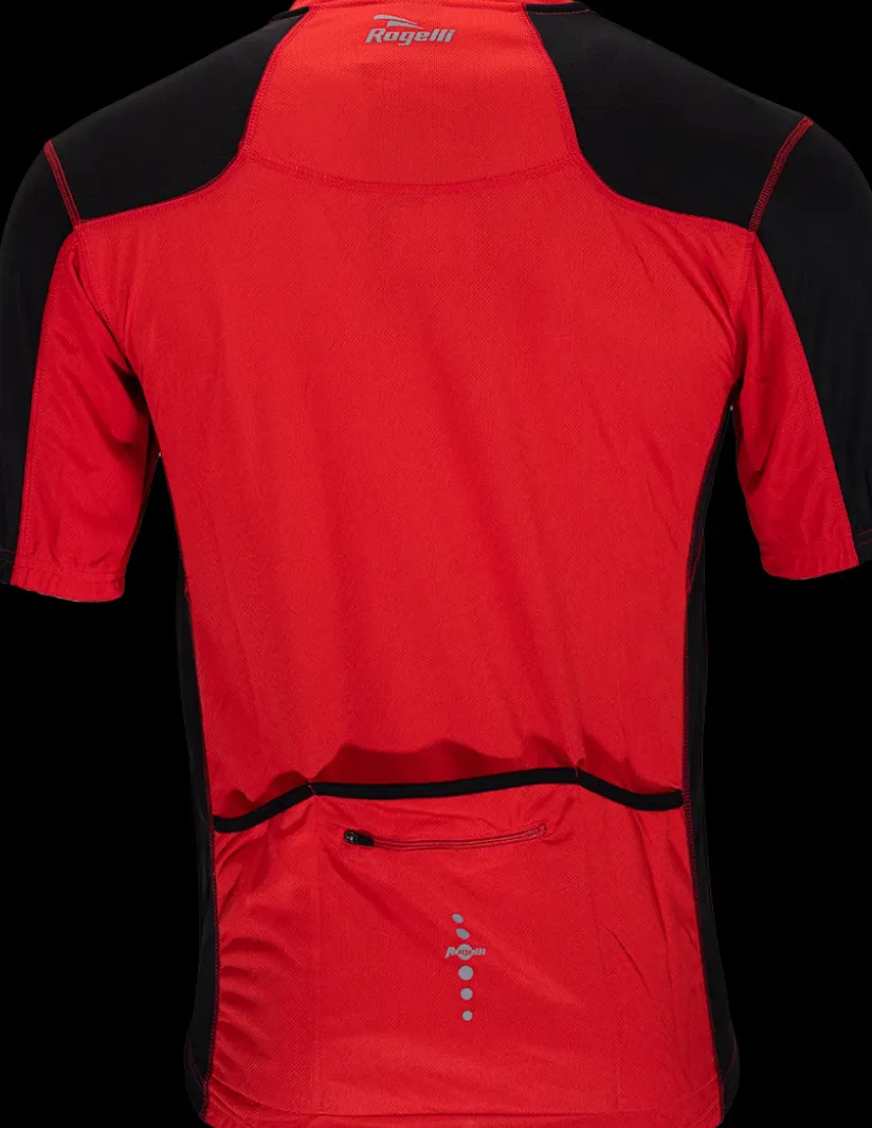 Rogelli Fietsshirt Monza Rood/Zwart
