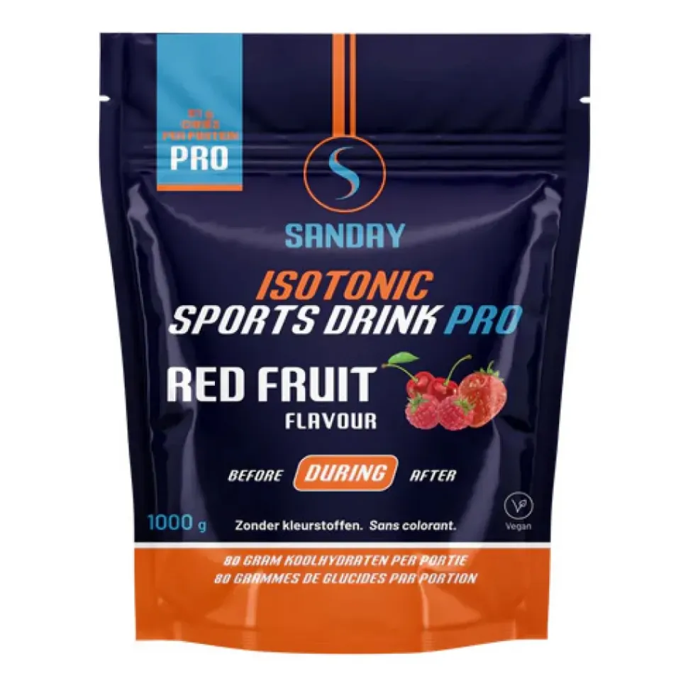 Sanday isotonic sports drink pro red fruit 1000g