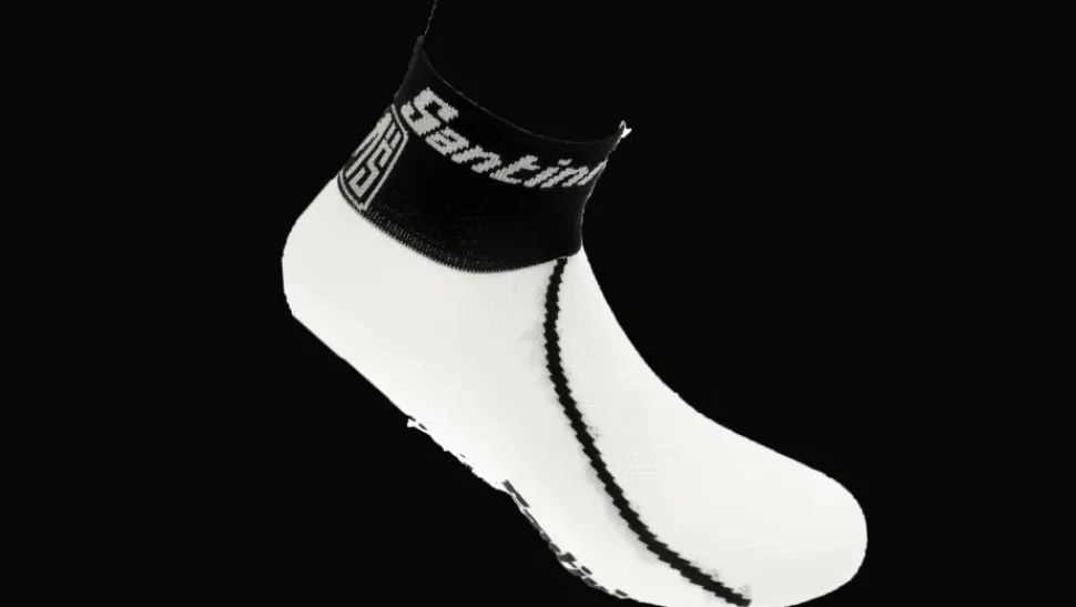 Santini Fietssokken Calzino WitZwart