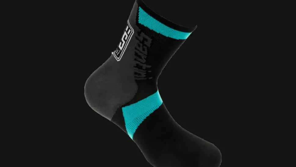 Santini Fietssokken Dragon ZwartBlauw