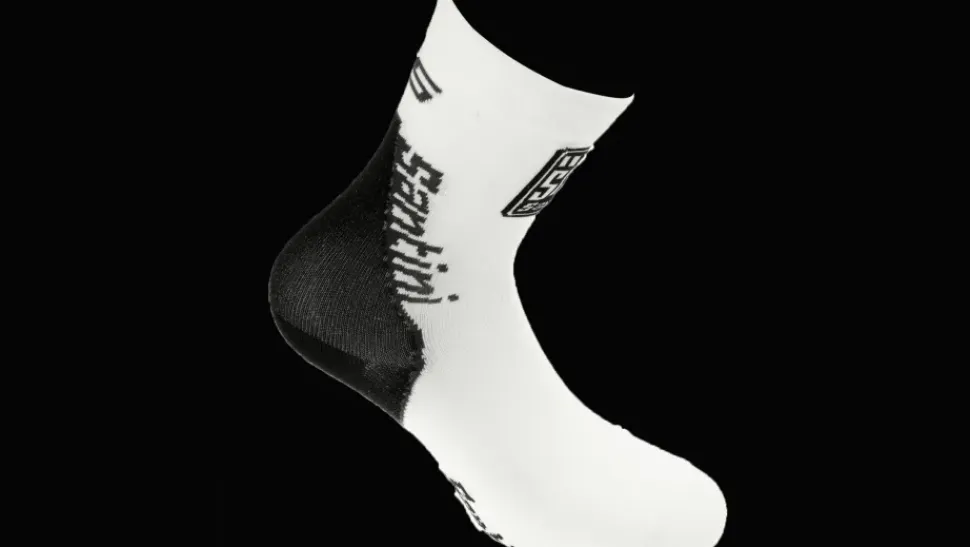 Santini Fietssokken Meryl Skinlife WitZwart