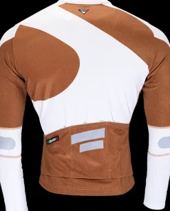 Santini Jersey Wielerjack Wit Bruin