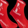 Santini lycra overschoen rood
