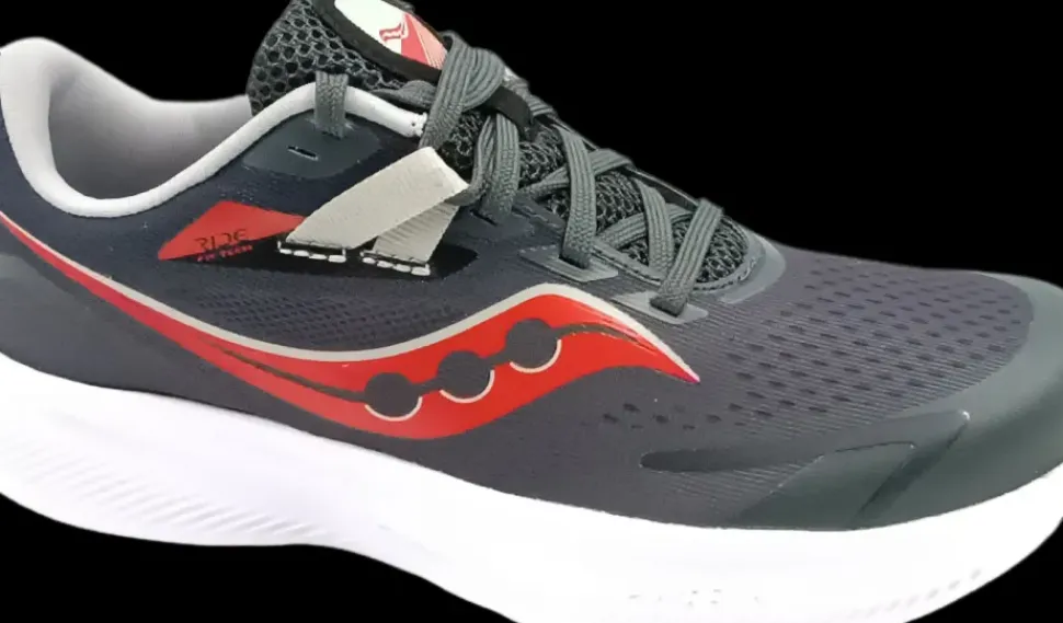 Saucony Ride 15 grey/black/red