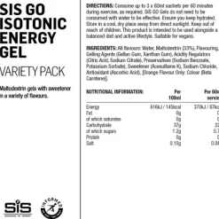 Sis Go Isotonic Energy gel 7 variety pack