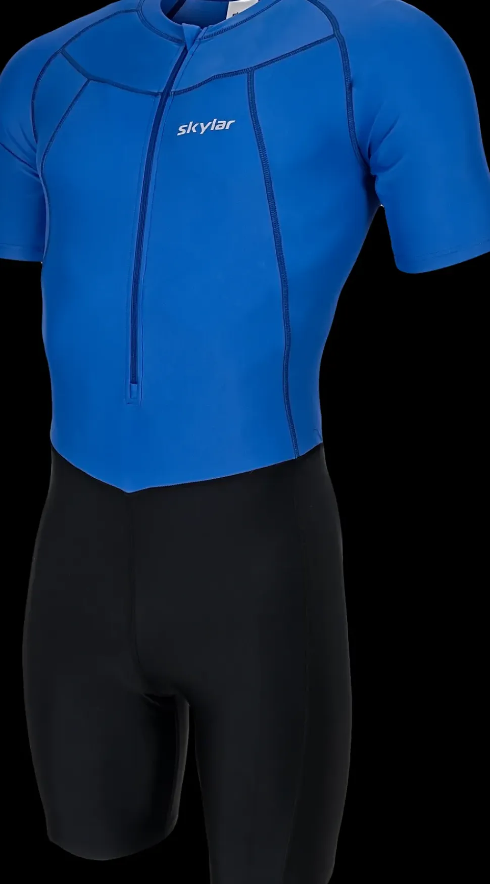 Skylar Skeelerpak Bellesco speed lycra blauw/zwart