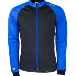 Skylar Softshell winterjack Kids zwart/blauw