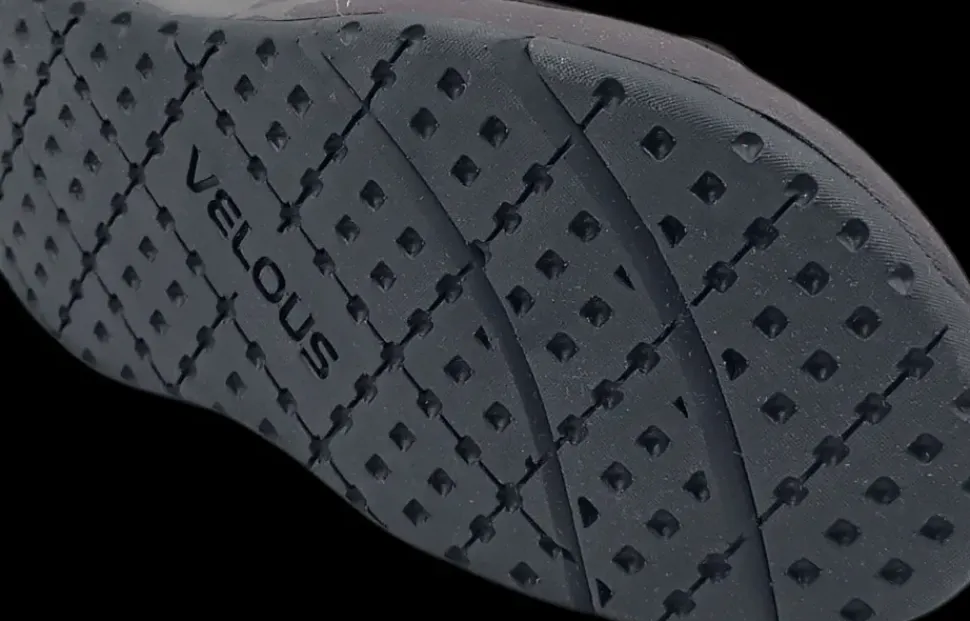 Velous laguna slide dark grey/black