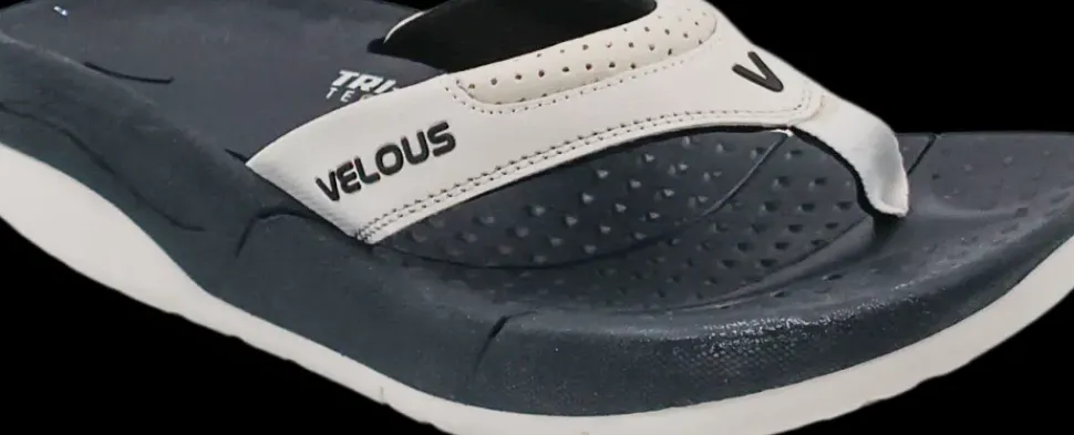 Velous oceanside flip white/black